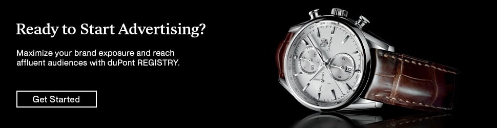 duPont REGISTRY'S Luxury Watch Advertsing