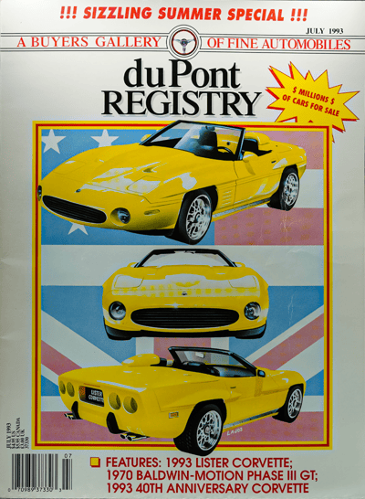 July – Lister Corvette