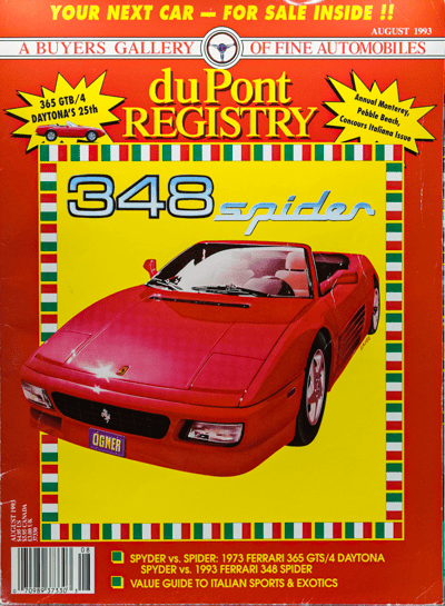 August – Ferrari 348 Spider
