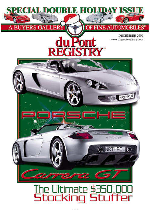 December – Porsche Carrera GT Concept