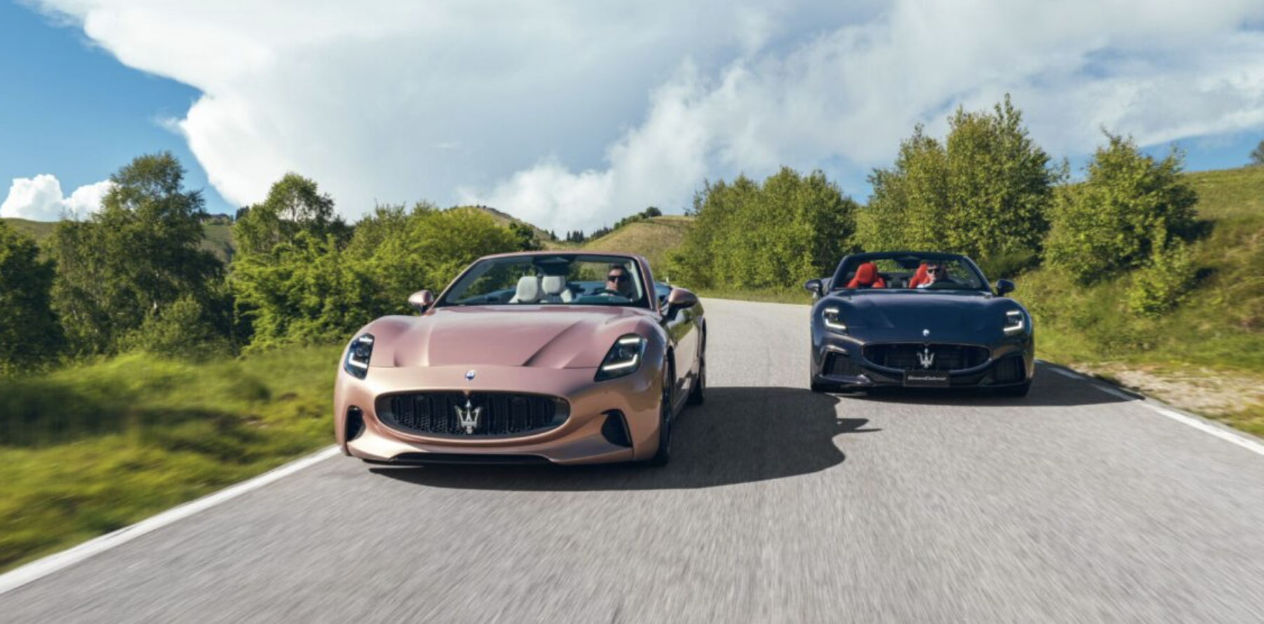The 2025 Maserati GranCabrio Folgore & Trofeo